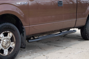 Ford F-150 Side Steps - Fishbone Offroad - 5 Inch Oval - Black Textured - `09-`14 Ford F-150 Side Steps - Fishbone Offroad - 5 Inch Oval - Black Textured - `09-`14